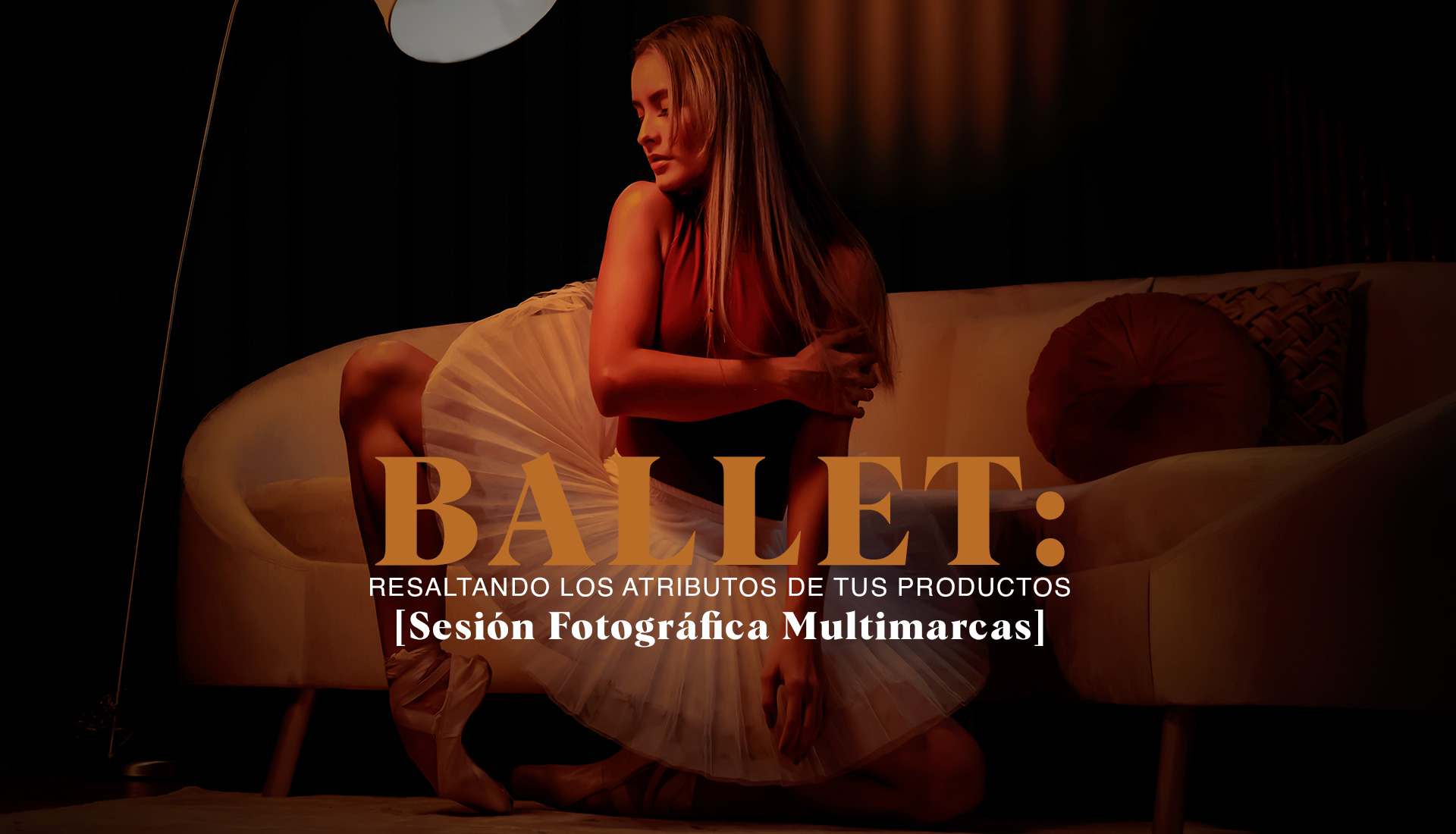 Portada de sección de schalph studios para sesión fotográfica multimarcas enfocado en ballet